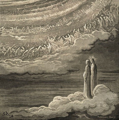 Theosis at the center of Dante's Cosmology by burningphoenix